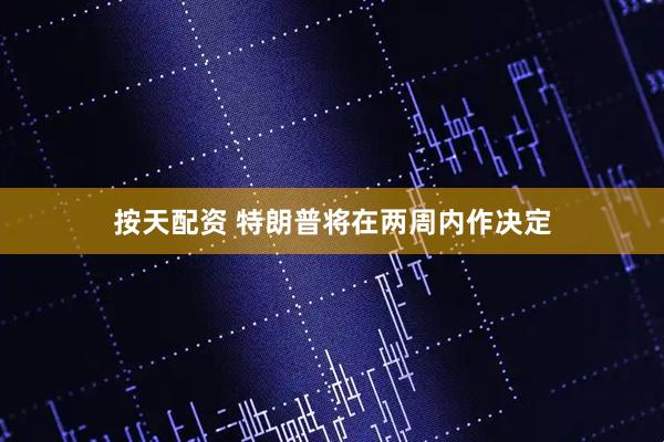 按天配资 特朗普将在两周内作决定